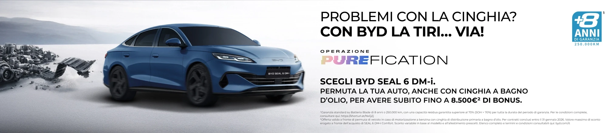 Offerte Operazione PUREFICATION 九州酷游 Seal 6 DM-i: Fino a 8.500€ di bonus*